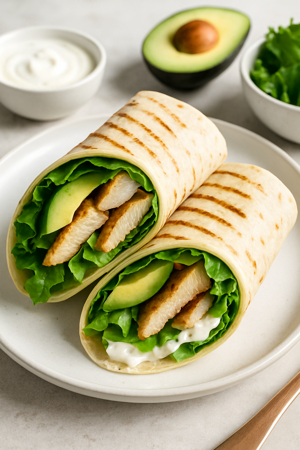 Grilled Chicken Avocado Wrap