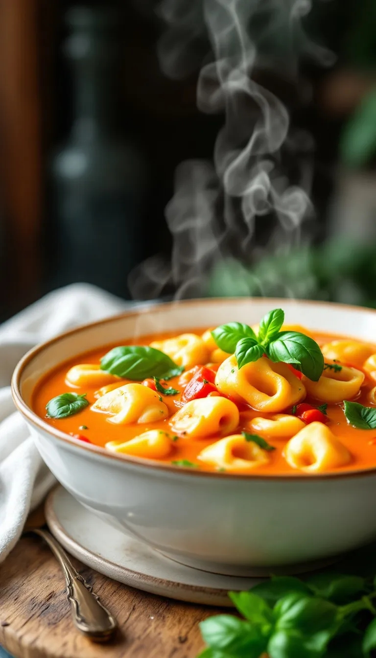 Creamy Tomato Basil Tortellini Soup: Cozy, Quick, and Comforting